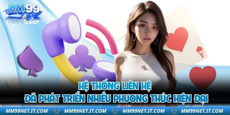 Hệ thống liên hệ đã phát triển nhiều phương thức hiện đại