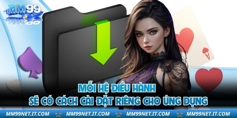 Mỗi hệ điều hành sẽ có cách cài đặt riêng cho ứng dụng